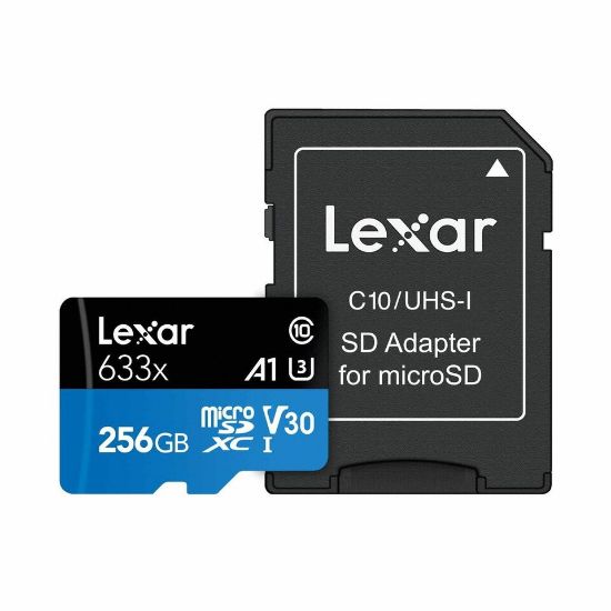 Picture of Lexar Micro SD Card With Reader 633A 256GB