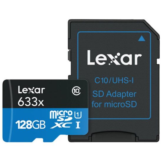 Picture of Lexar Micro SD Card With Reader 633A 128GB