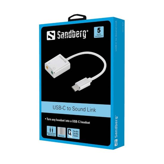 Picture of Sandberg USB-C To Audio Connector 136-26