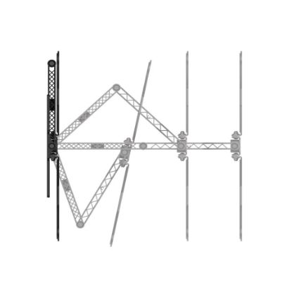 Picture of Hama Fullmotion Ultraslim TV Wall Bracket, 32-65 inches, 400 x 400, Black, 00118060