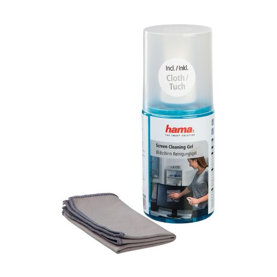 Picture of Hama Screen Cleaning Gel, 200 ml, cloth included (78302)