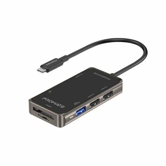 Picture of Promate Ultra-Fast Compact Multi-Port USB-C Hub ,PrimeHub-Lite