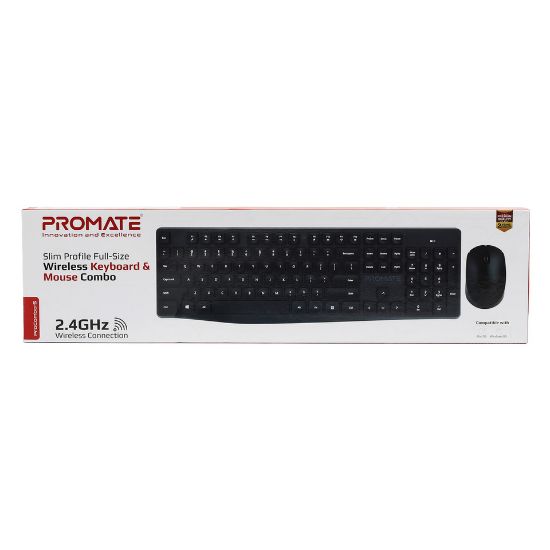 Picture of Promate Wireless Keyboard + Mouse Combo