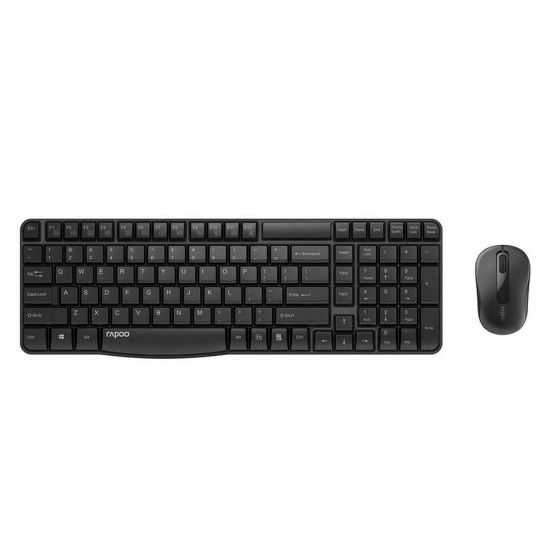 Picture of Rapoo Compo Wireless (Keyboard+Mouse) X1800S -Black - ARB