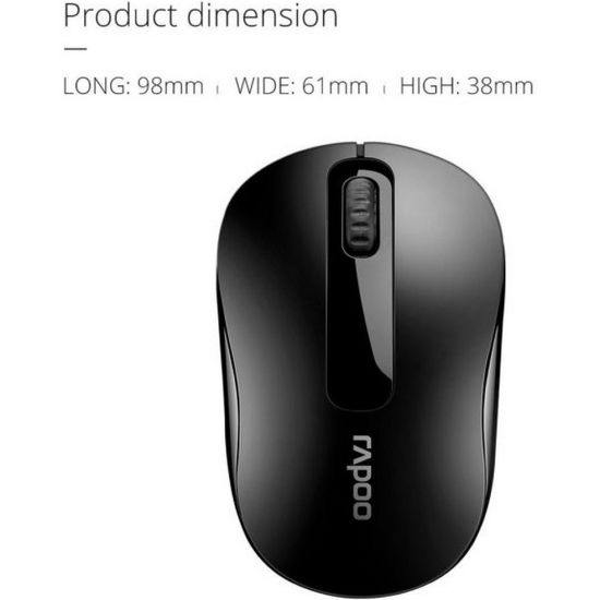 Picture of Rapoo Wireless MouseM10 Plus Black