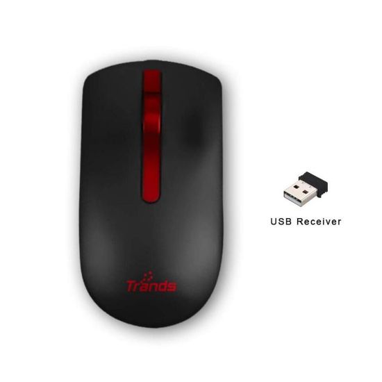 Picture of Trands Wireless Optical Mouse with o Receiver and Mouse Pad Combo MR127