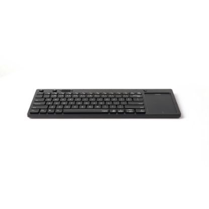 Picture of Rapoo Keyboards K2800 Wireless Tv Keyboard With Touchpad, Easy Media Control And Built-In Big Size Touchpad (Black)