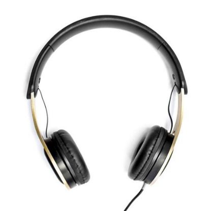 Picture of Trands Lightweight Over-Ear 3.5mm Wired Hi-Fi Stereo Headphones with Built-in Microphone HS904