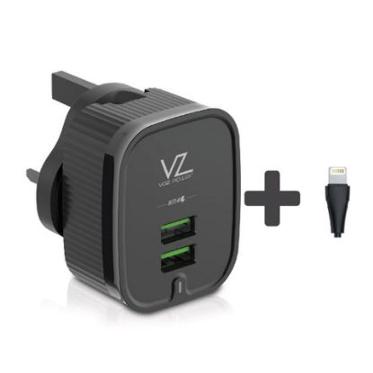 Picture of Voz Dual Charger VZTC1 2.4A + Lightning