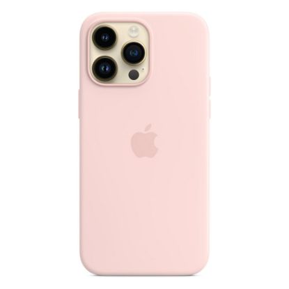 Picture of Apple iPhone 14 Pro Max Silicone Case with MagSafe - Chalk Pink