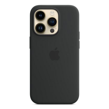 Picture of Apple iPhone 14 Pro Silicone Case with MagSafe - Midnight