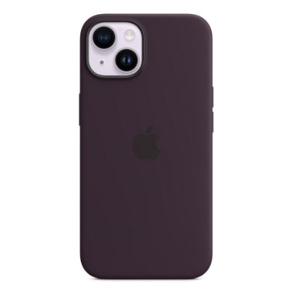 Picture of Apple iPhone 14 Silicone Case with MagSafe - Elderberry