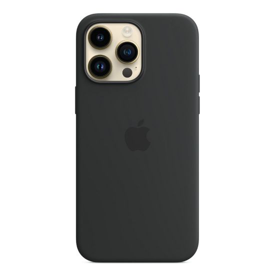 Picture of Apple iPhone 14 Pro Max Silicone Case with MagSafe - Midnight