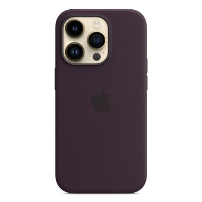 Picture of Apple iPhone 14 Pro Silicone Case with MagSafe - Elderberry