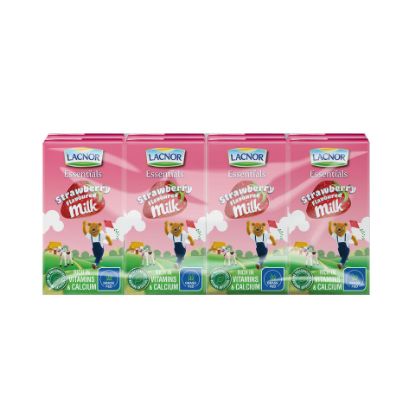 Picture of Lacnor Essentials Strawberry Milk 24 x 125ml(N)