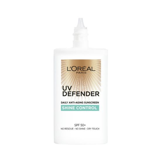 Picture of L'Oreal Paris UV Defender Anti-Aging Sunscreen SPF 50+ Shine 50ml