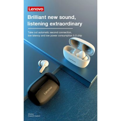 Picture of Lenovo HT05 True Wireless Earbuds, Black