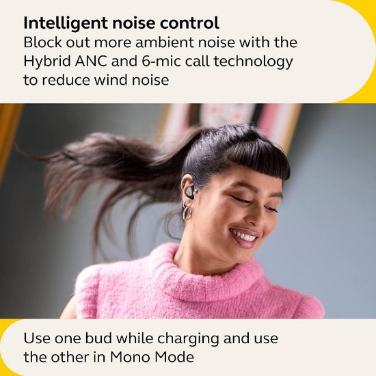 Picture of Jabra Elite 5 True Wireless Earbuds With Hybrid Active Noise Cancellation (ANC) And 6-Mic Call Technology, Titanium Black