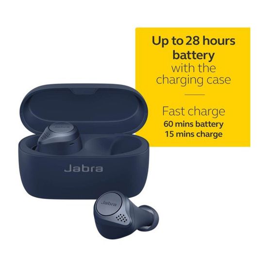 Picture of Jabra Elite Active 75t True Wireless Earbuds Navy