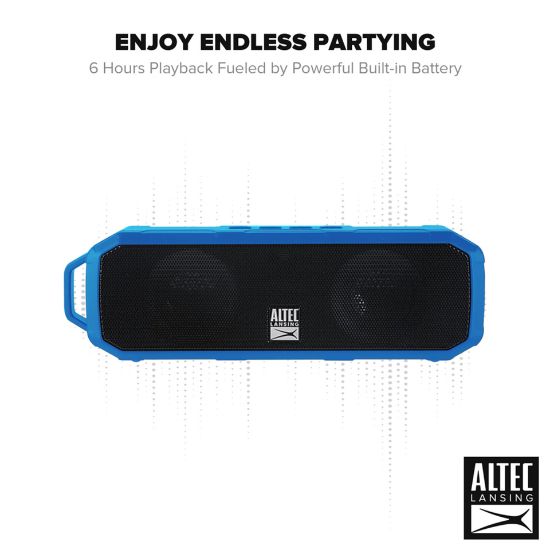 Picture of Altec Lansing Fury Wireless Bluetooth Speaker W340N Blue