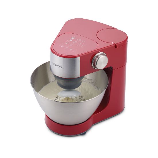 Picture of Kenwood Stand Mixer Kitchen Machine PROSPERO 900W with 4.3L Stainless Steel Bowl, K-Beater, Whisk, Dough Hook, Glass Blender, Meat Grinder, Food Processor, Juicer, Citrus Juicer KM241002 Red