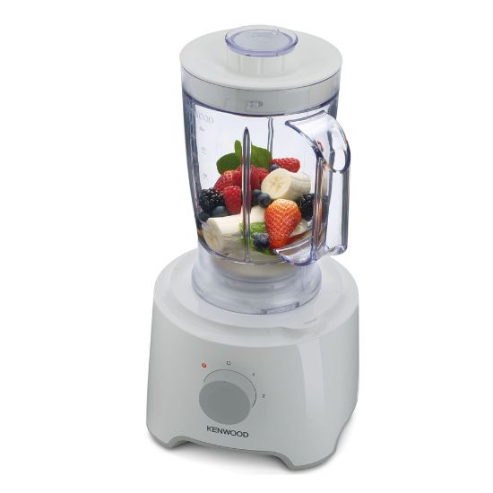 Picture of Kenwood Food Processor 800W Multi-Functional with Reversible Stainless Steel Disk, Blender, Whisk, Dough Maker, Citrus Juicer FDP303WH White