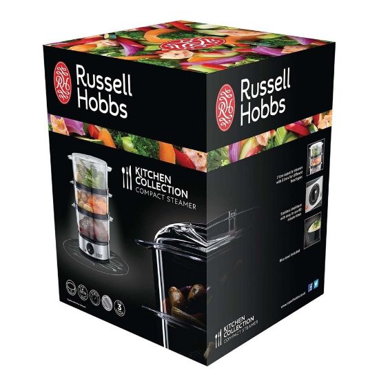 Picture of Russell Hobbs 3-TIER Food Steamer, 7 L, 400 W, 14453