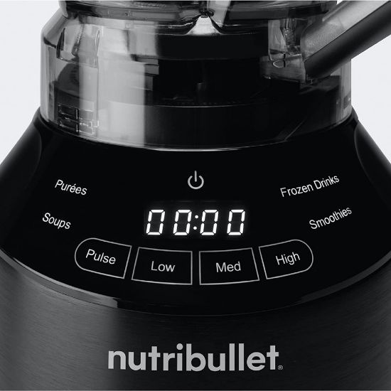 Picture of NutriBullet Smart Touch Blender, 1.9 L, 1500 Watts, 8 Accessories, Black, NBT-0815