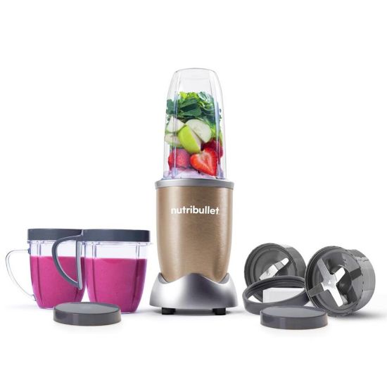 Picture of NutriBullet Multi-Function High Speed Blender 900 W, 9 Piece Accessories, Copper Gold, NB9-1212