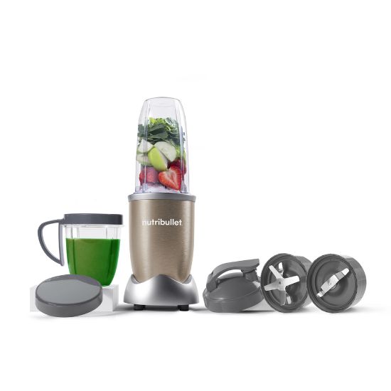 Picture of NutriBullet Multi-Function High Speed Blender, 900 W, 7 Piece Accessories, Copper Gold, NB9-1012