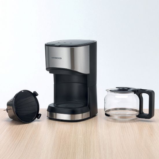 Picture of kenwood 6 Cups Coffee Makers, 550 W, Black/Silver, CMM05.000BM