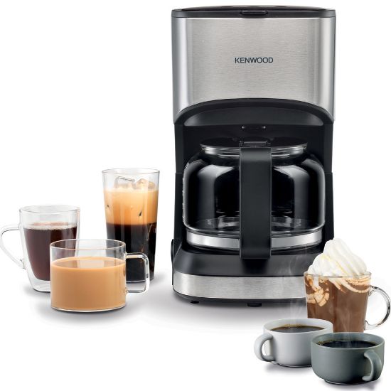 Picture of kenwood 6 Cups Coffee Makers, 550 W, Black/Silver, CMM05.000BM