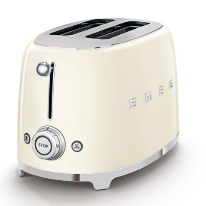 Picture of Smeg 2 Slice Toaster TSF01CRUK Cream