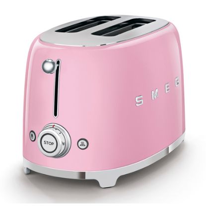 Picture of Smeg 2 Slice Toaster TSF01PKUK Pink