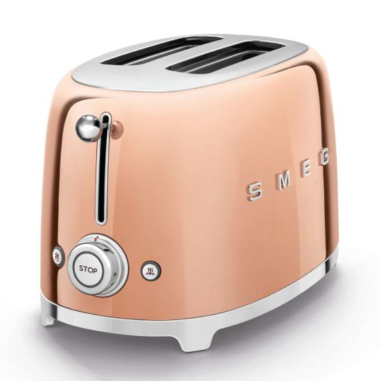 Picture of Smeg 2 Slice Toaster TSF01RGUK Rose Gold