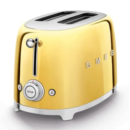 Picture of Smeg 2 Slice Toaster TSF01GOUK Gold