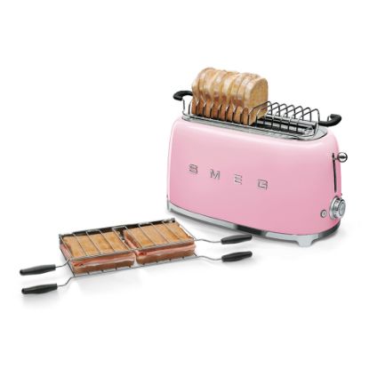 Picture of Smeg 4 Slice Toaster TSF02PKUK Pink