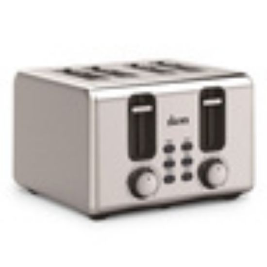 Picture of Ikon 4 Slice Bread Toaster, 1350-1600 W, Stainless Steel, IK-CBT04