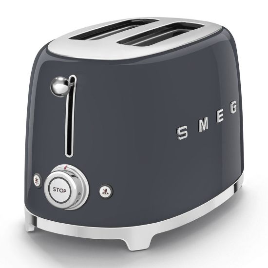 Picture of Smeg 2 Slice Toaster TSF01BLUK Black