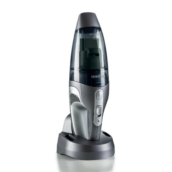 Picture of Kenwood High Power14.8VOLT Handheld Vacuum cleaner Cordless, Rechargeable, Lightweight Wet And Dry Hand Vacuum for Home/Pet/Car, Silver HVP19.000SI