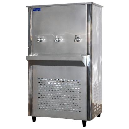 Picture of Super General 3 Tap 45 Gallons Water Cooler, Stainless Steel, SGAA52T3