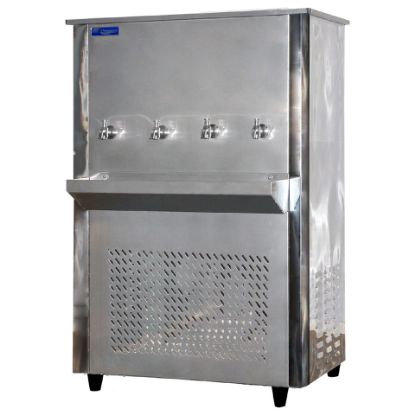 Picture of Super General 4 Tap 85 Gallons Water Cooler, Stainless Steel, SGAA92T4