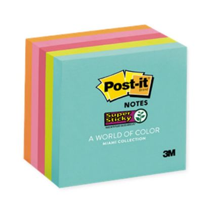 Picture of 3M PostIt Miami 4x4 Ruled 5Pad