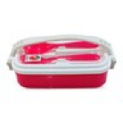 Picture of Elianware Lunch Box With Compartments E-1236 800ml Assorted Per Pc