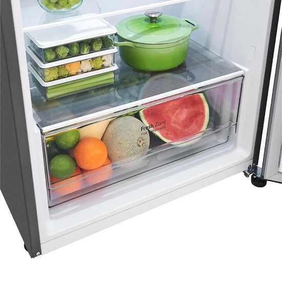 Picture of LG Double Door Refrigerator 423LTR, Door Cooling+, Multi Air Flow, Dark Graphite, GN-B512PQGB