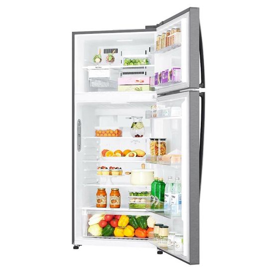 Picture of LG Double Door Refrigerator 509LTR, Smart Inverter Compressor, Door Cooling™, Multi AirFlow, Dark Graphite, GN-C782HQCL