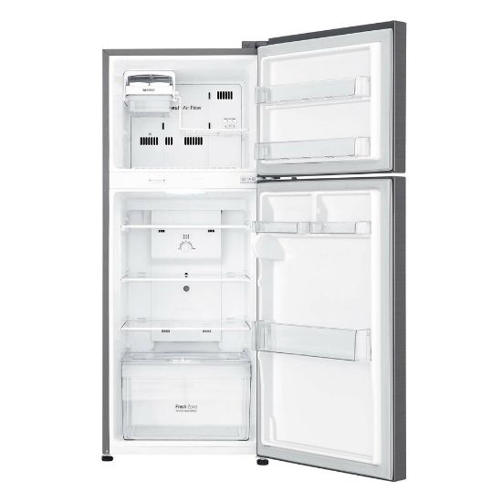 Picture of LG Double Door Refrigerator 234LTR, Smart Inverter Compressor, Multi Air Flow, Smart Diagnosis™, Platinum Silver, GR-C345SLBB