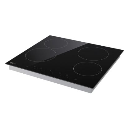 Picture of LG Built-in Ceramic Hob, 60 cm, 4 Burners, Black, CBEZ2414B