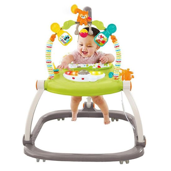 Picture of Yaya Duck Babylove Baby Walker Activity Jumping Chair 2-In-1 5912-Green