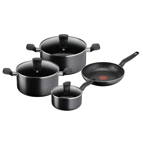 Picture of Tefal Dark Stone Cookware Set 7Pcs B4915785